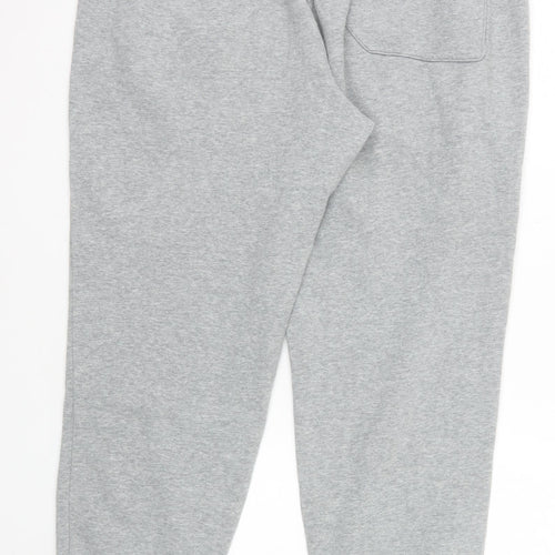 Matalan Men's Grey XL Jogger Sweatpants Cotton Blend Drawstring