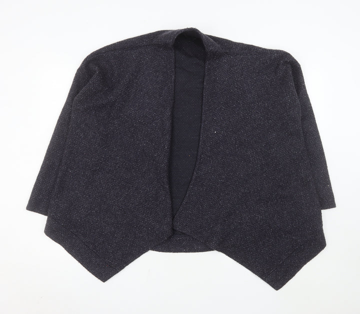 Marks and Spencer Women's Black Knit Open Front Coatigan Size 16