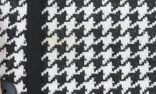 Sportleigh of London Womens Black White Houndstooth Suit Jacket Size 14