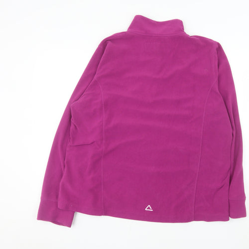 Dare 2B Womens Purple Fleece Pullover Sweatshirt Size 18 1/2 Zip