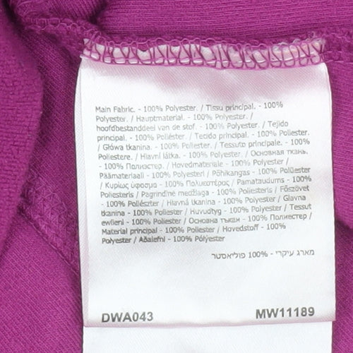 Dare 2B Womens Purple Fleece Pullover Sweatshirt Size 18 1/2 Zip