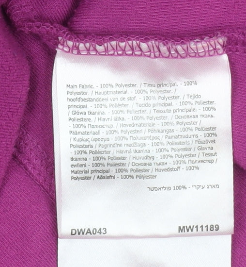 Dare 2B Womens Purple Fleece Pullover Sweatshirt Size 18 1/2 Zip