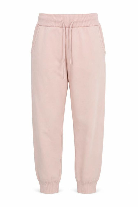 Front view of Pink Martini Women’s Pink XS Jogger Trousers with Drawstring Waist