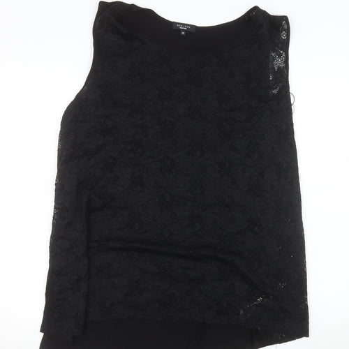New Look Inspire Women's Black Lace Sleeveless Camisole Blouse Plus Size 26