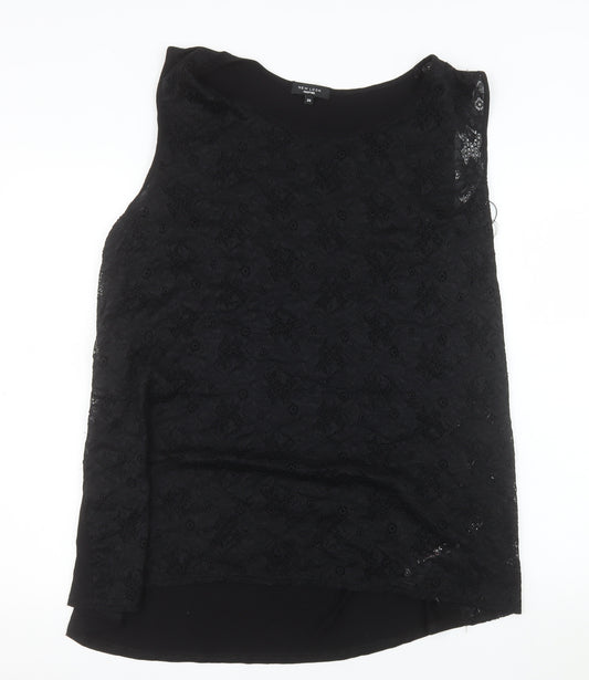 New Look Inspire Women's Black Lace Sleeveless Camisole Blouse Plus Size 26
