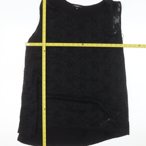 New Look Inspire Women's Black Lace Sleeveless Camisole Blouse Plus Size 26