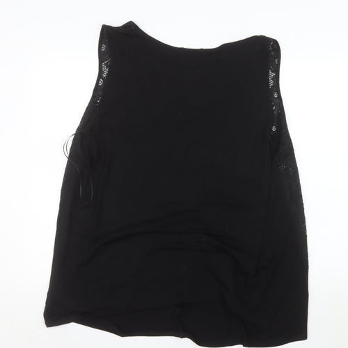 New Look Inspire Women's Black Lace Sleeveless Camisole Blouse Plus Size 26