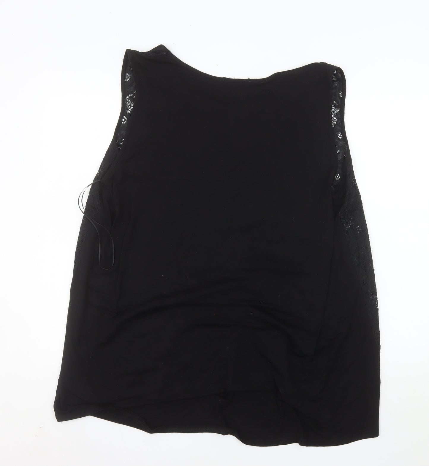 New Look Inspire Women's Black Lace Sleeveless Camisole Blouse Plus Size 26