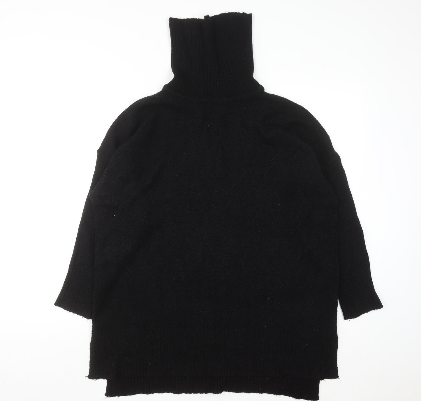 Brave Soul Women's Black Roll Neck Jumper Size 10