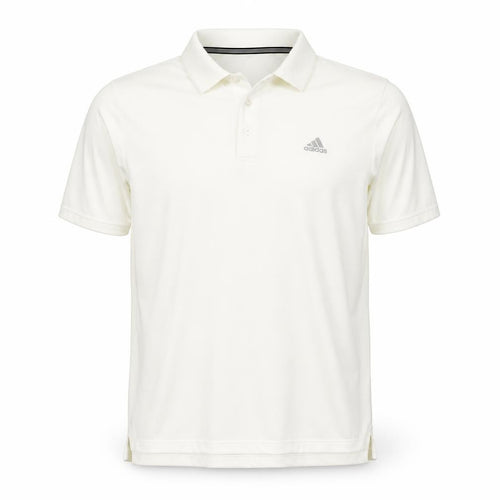 Adidas Men Ivory Clima365 Polo Shirt L Sports Casual Top