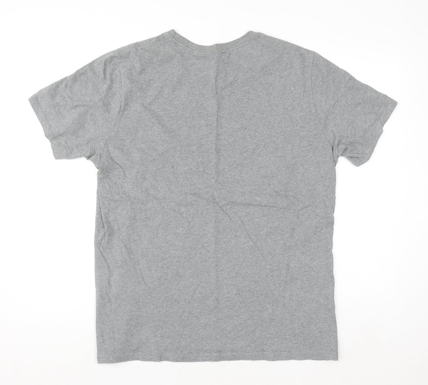 Levi's Men's Grey Crew Neck Regular Fit Cotton T-Shirt L