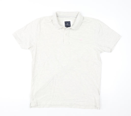 Crew Clothing Company Men's Ivory XL Polo Shirt Cotton Casual