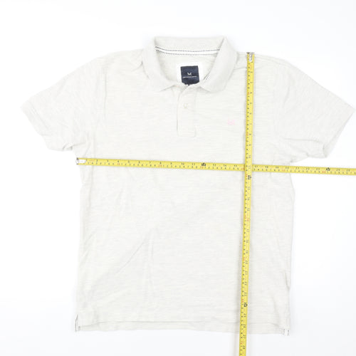 Crew Clothing Company Men's Ivory XL Polo Shirt Cotton Casual