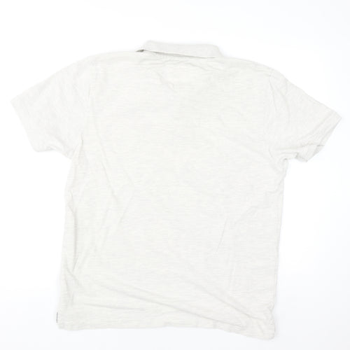 Crew Clothing Company Men's Ivory XL Polo Shirt Cotton Casual