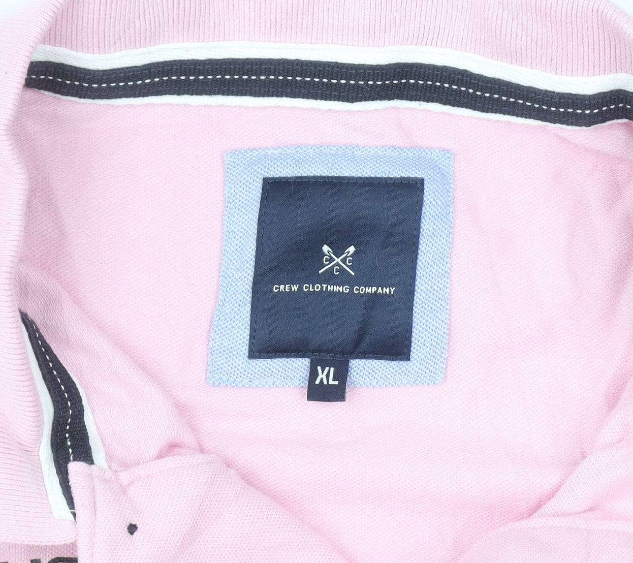 Crew Clothing Company Men's Pink XL Polo Shirt Ilkley Trophy Cotton