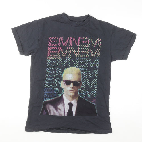 Eminem Women's Black XS Graphic Music T-Shirt 100% Cotton