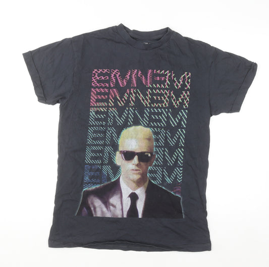 Eminem Women's Black XS Graphic Music T-Shirt 100% Cotton
