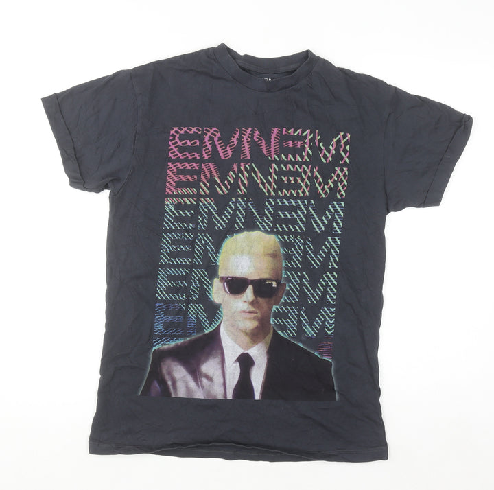 Eminem Women's Black XS Graphic Music T-Shirt 100% Cotton