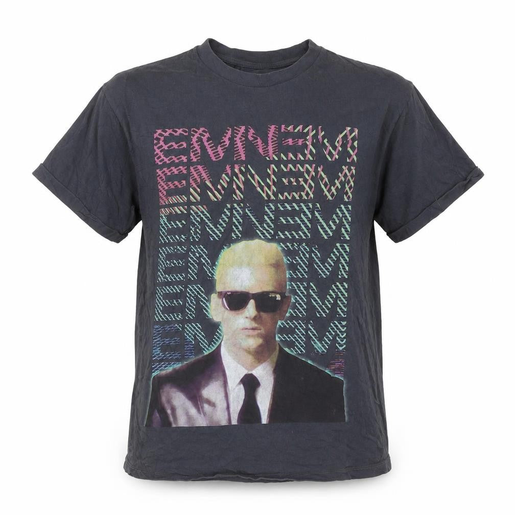 Eminem Women's Black XS Graphic Music T-Shirt 100% Cotton