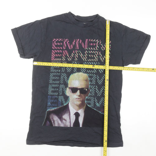 Eminem Women's Black XS Graphic Music T-Shirt 100% Cotton
