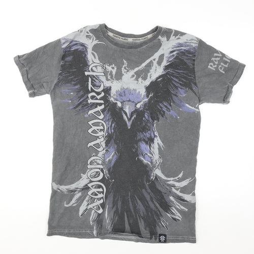 EMP Men’s Grey Amon Amarth Graphic Band T-Shirt M