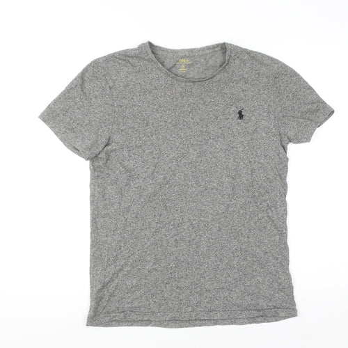 Polo Ralph Lauren Men's Grey Small Custom Fit Crew Neck T-Shirt
