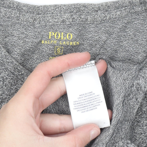 Polo Ralph Lauren Men's Grey Small Custom Fit Crew Neck T-Shirt