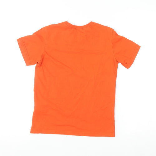 Quechua Boys Orange 'Welcome Home' Hiking Graphic Cotton T-Shirt 6 Years