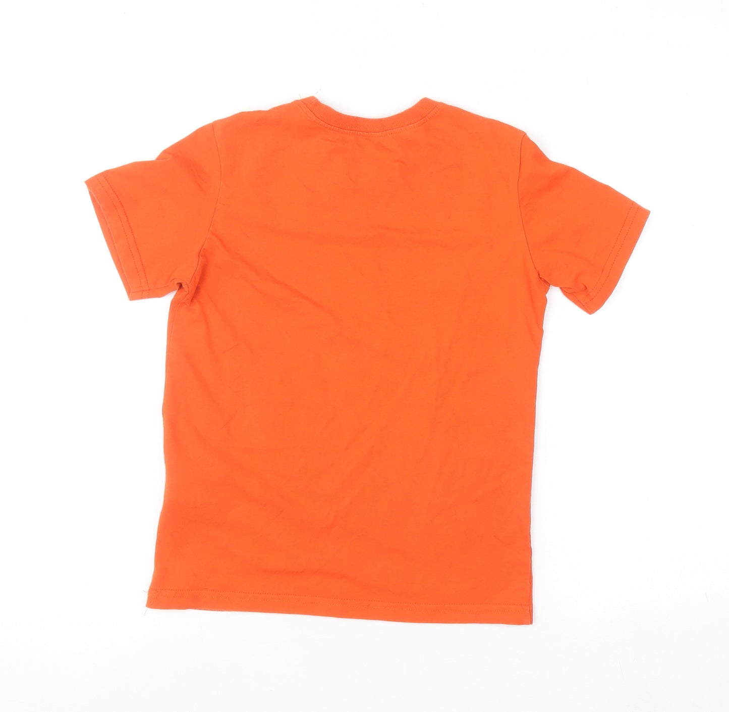 Quechua Boys Orange 'Welcome Home' Hiking Graphic Cotton T-Shirt 6 Years