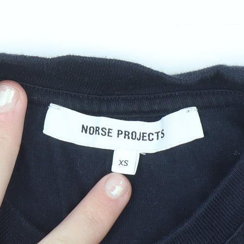 Norse Projects Women's Black XS Basic Cotton Short Sleeve T-Shirt