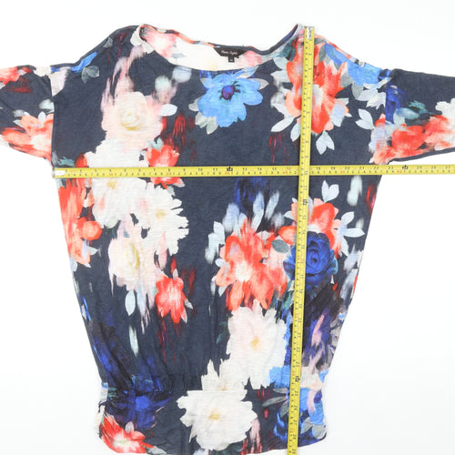 Phase Eight Women's Multicoloured Floral Tunic Blouse Size 10