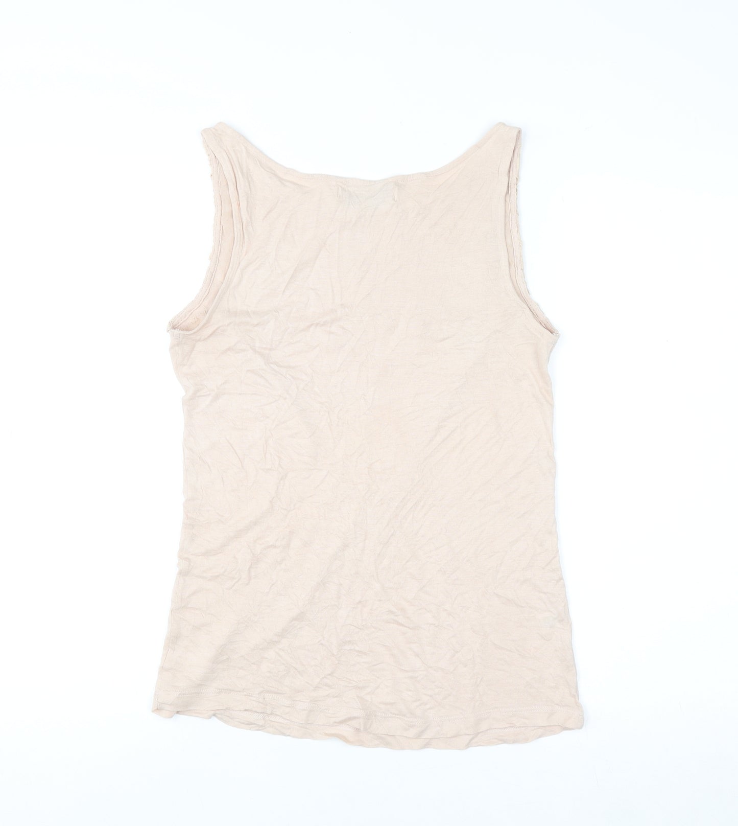 LOFT Women's Beige Lace Camisole Tank Top Size M Regular Summer