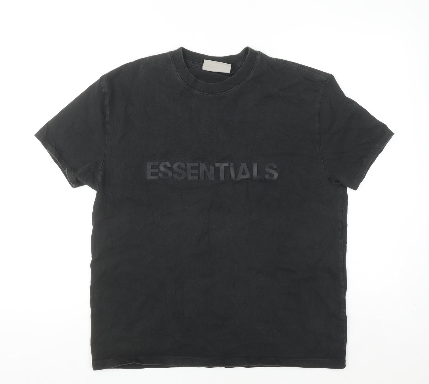 Fear of God Essentials Black Women's XS Relaxed Cotton T-Shirt