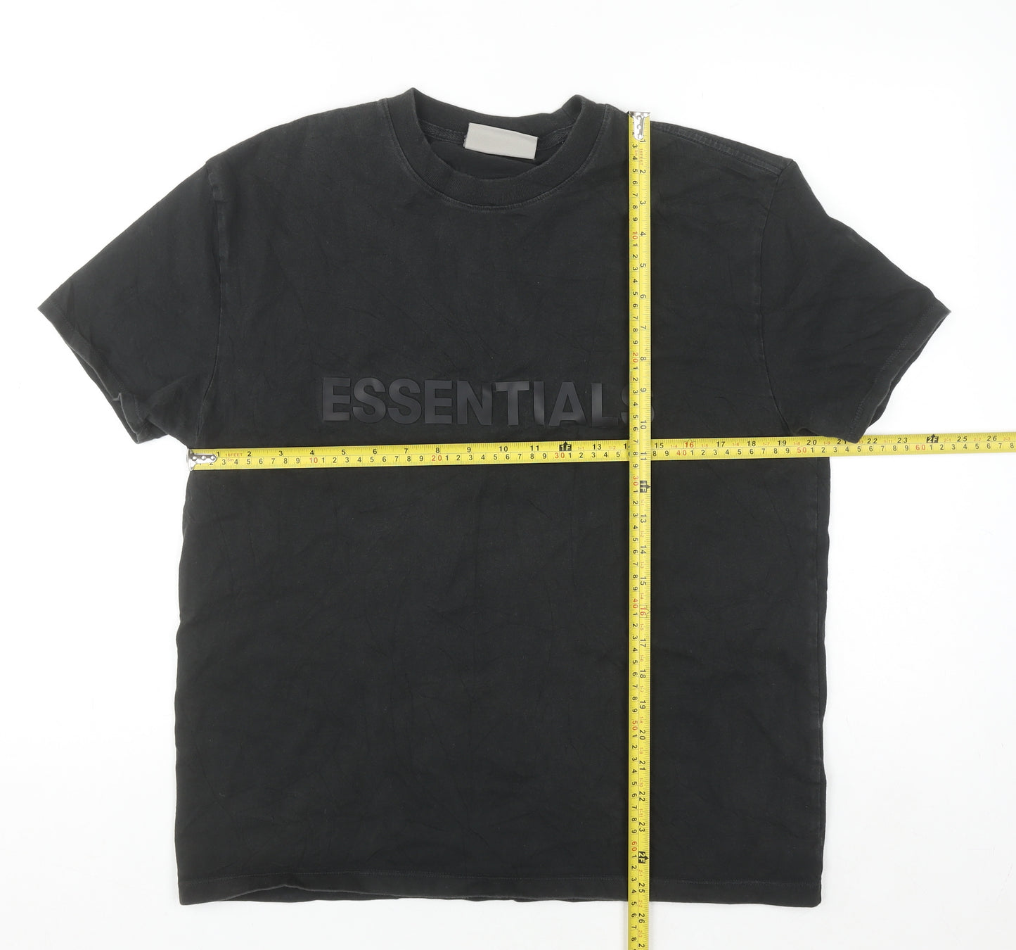 Fear of God Essentials Black Women's XS Relaxed Cotton T-Shirt