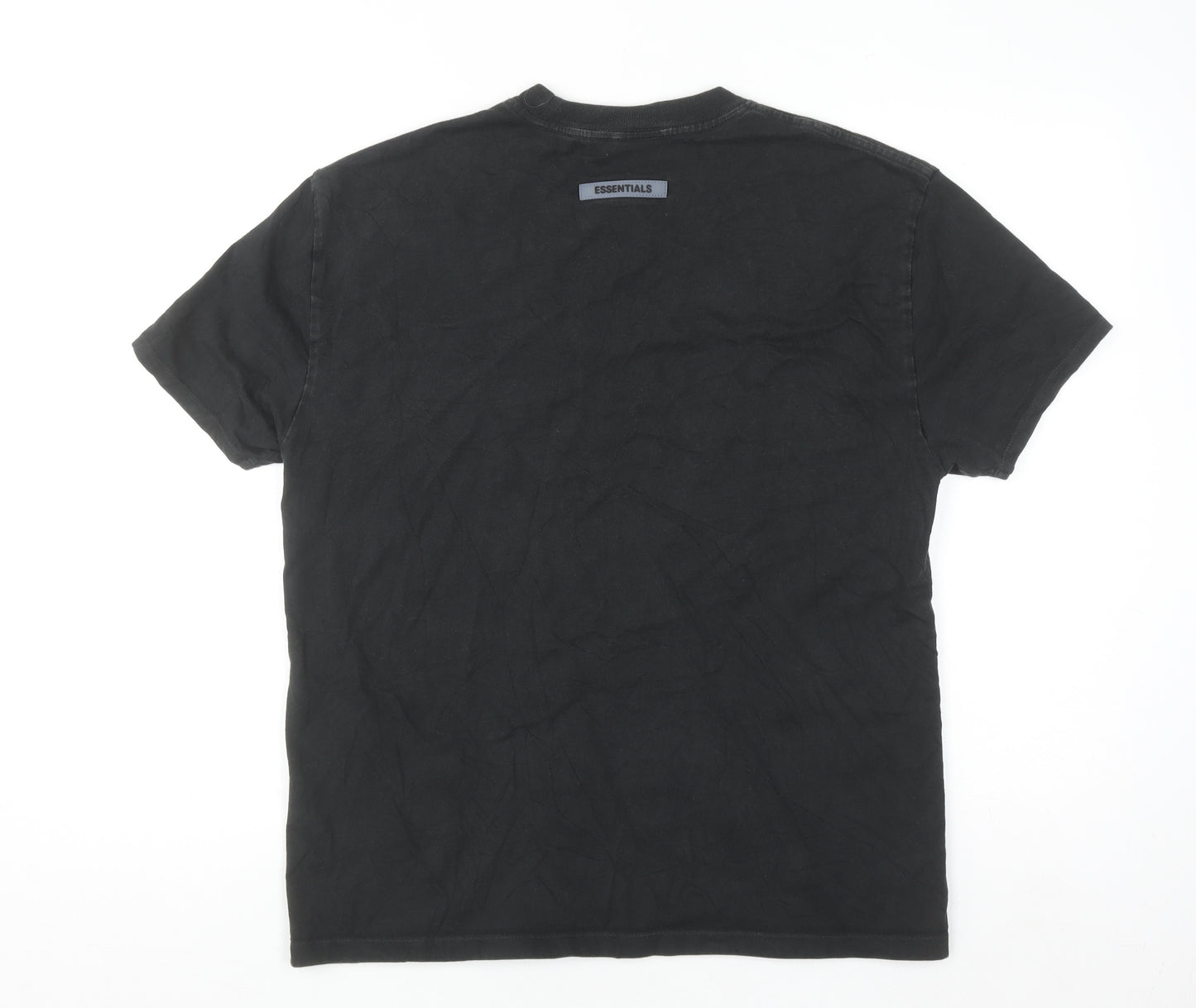 Fear of God Essentials Black Women's XS Relaxed Cotton T-Shirt