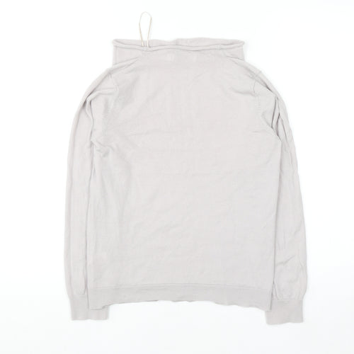 John Lewis Women Beige 10 Merino Wool Cowl Neck Jumper