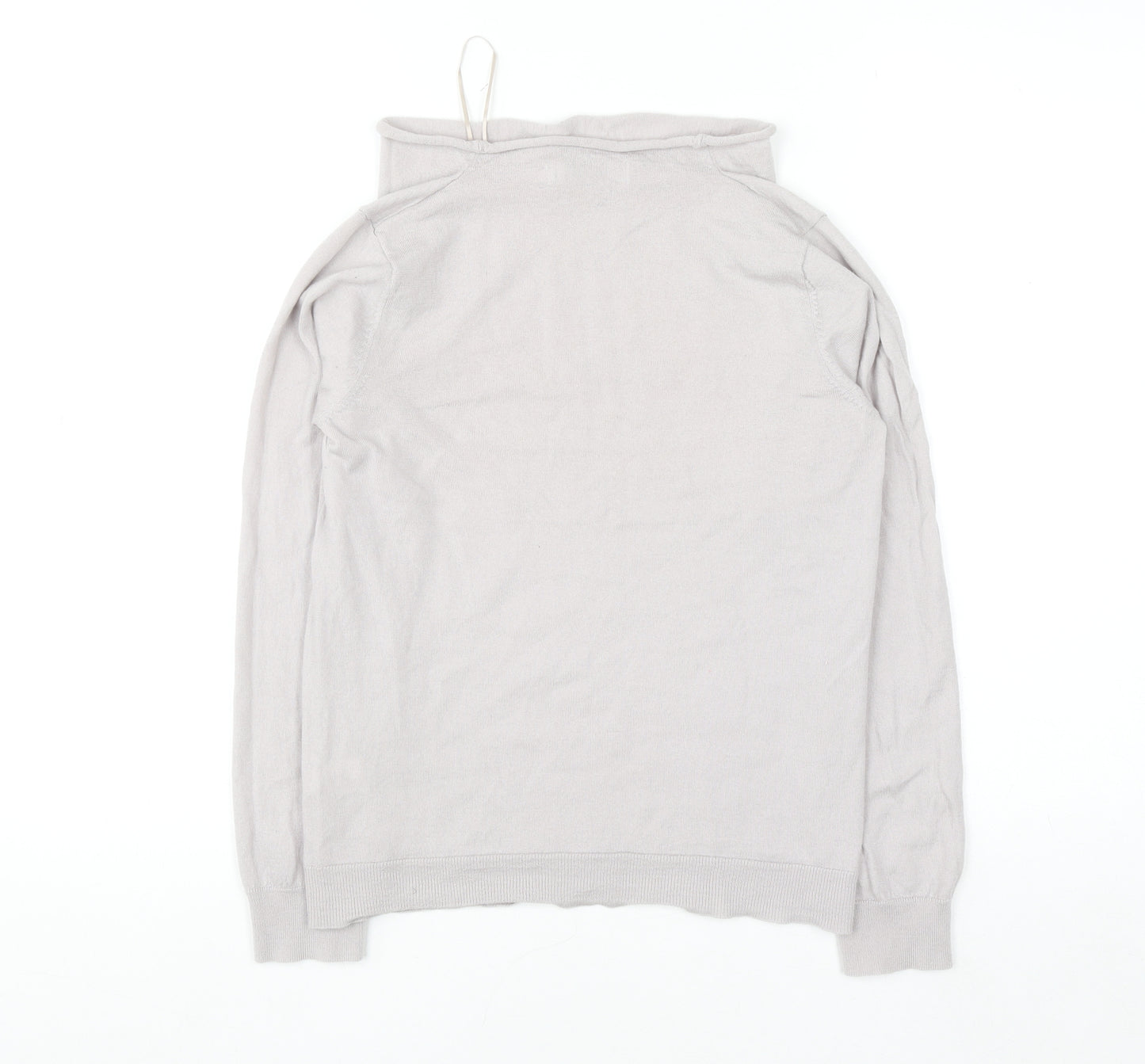 John Lewis Women Beige 10 Merino Wool Cowl Neck Jumper