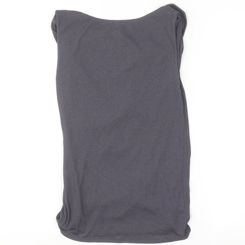 River Island Women’s Grey Cowl Neck Sleeveless Camisole Top Size 6