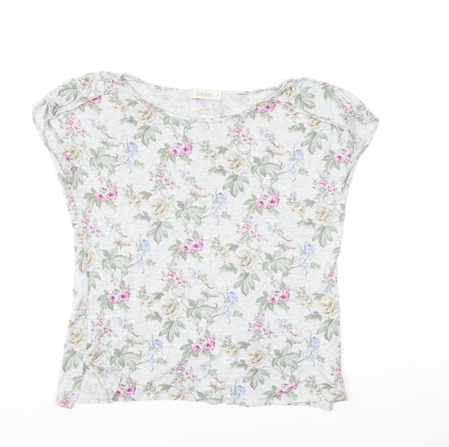 Oasis Women’s Multicoloured Floral Short Sleeve T-Shirt M