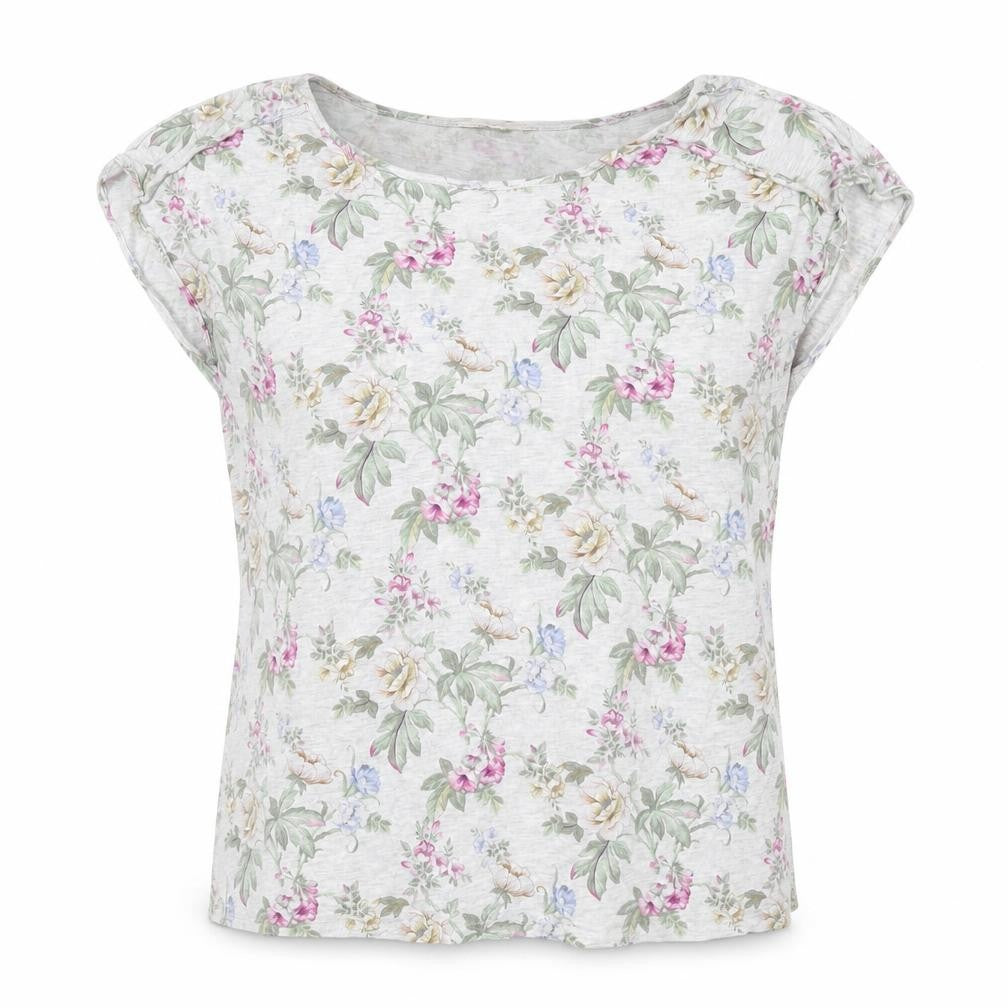 Oasis Women’s Multicoloured Floral Short Sleeve T-Shirt M