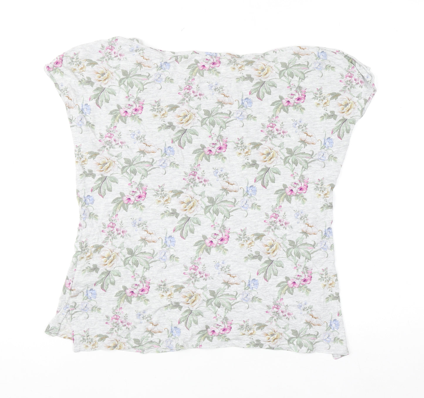Oasis Women’s Multicoloured Floral Short Sleeve T-Shirt M
