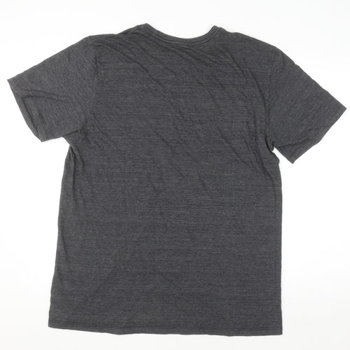 Reebok Men’s Grey 2XL Panthers Graphic Sports T-Shirt