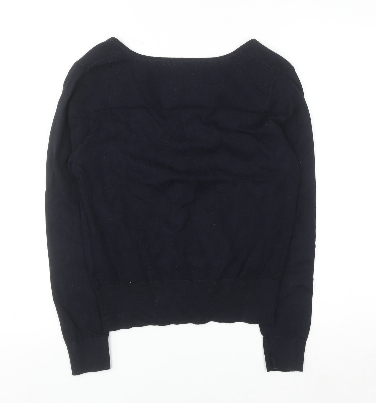 Monsoon Women's Blue V-Neck Button Cardigan Size 10