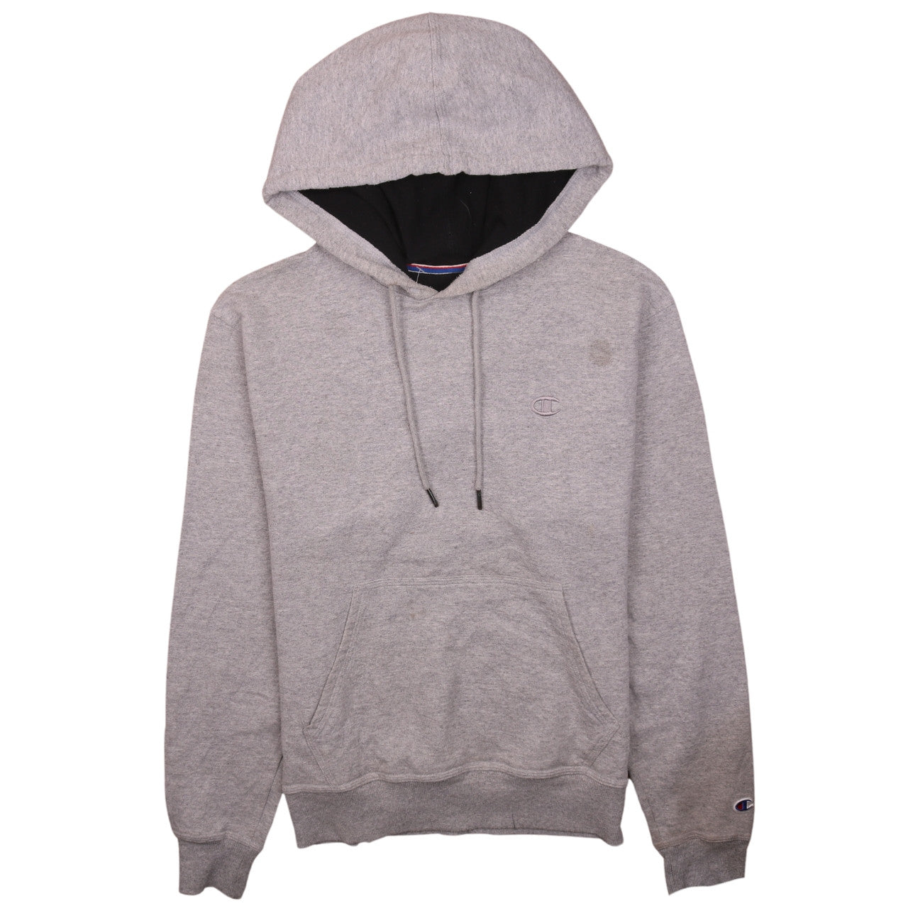 Champion Men's Grey Pullover Hoodie Size S Regular Fit Fleece