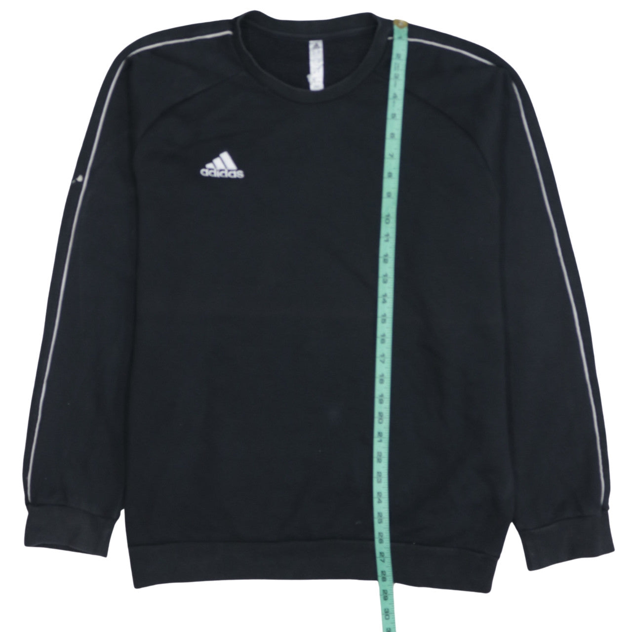 Adidas Men's Black XL Pullover Crew Neck Fleece Sweatshirt