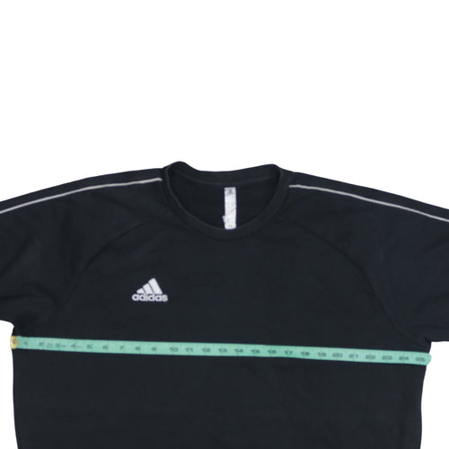 Adidas Men's Black XL Pullover Crew Neck Fleece Sweatshirt