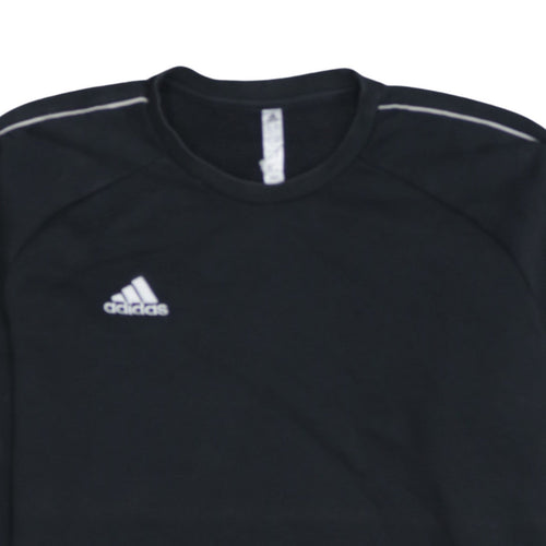 Adidas Men's Black XL Pullover Crew Neck Fleece Sweatshirt