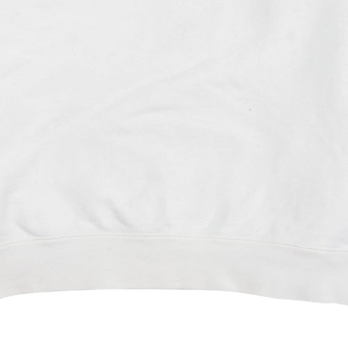 Puma Men's White Crew Neck Pullover Sweatshirt XS
