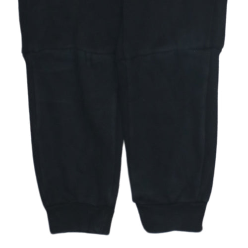 Puma Boys Black Jogger Trousers 11-12 Years Regular Fit Fleece Sweatpants
