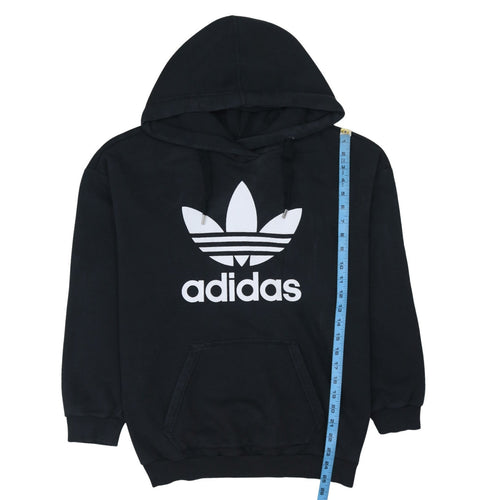 Adidas Men's Black Trefoil Pullover Hoodie Size S